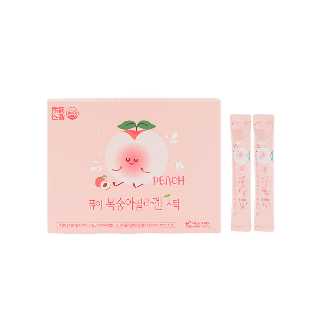 복숭아콜라겐스틱 10g 30포