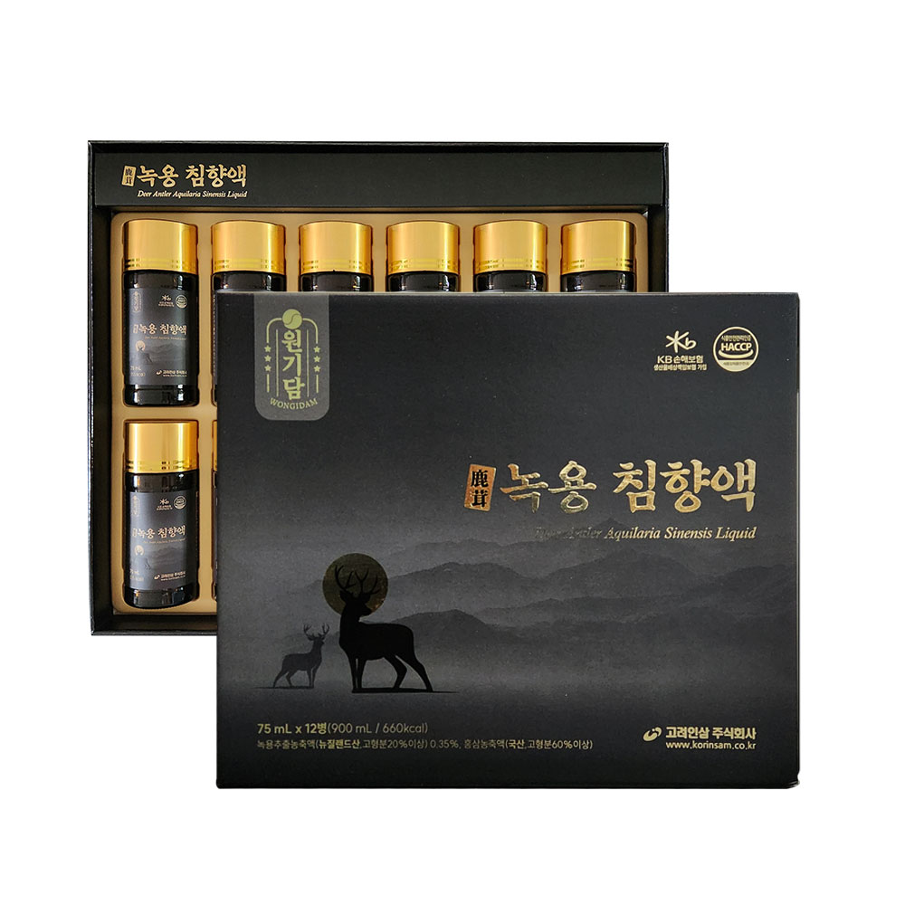 녹용침향액 75ml 12병